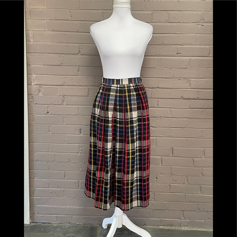 Diane Von Furstenberg Vintage plaid skirt